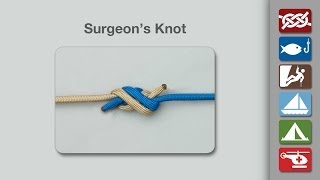 How to Tie a Surgeons Knot [upl. by Semela]