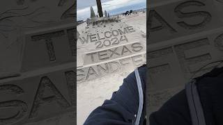 Vlog Sandfest sculpture art Port Aransas Texas beach day 2024 beachvibes [upl. by Marmawke]