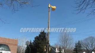 ACA Hurricane 130 Tornado Siren Test Milwaukee WI 31109 Video 2 [upl. by Genie]