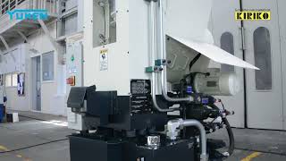 Yuken Chip Compactor Machine [upl. by Sihtam]