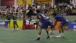 2014 Takraw Thailand League  Ratchaburi vs UbonRatchatani Round 15 Highlights [upl. by Sarazen842]