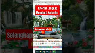 Tutorial Lengkap Membuat Kalender tutorial graphicdesign kalender [upl. by Bertle813]