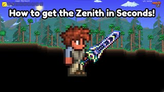 How To Get The Zenith in SECONDS  Terraria [upl. by Jard]