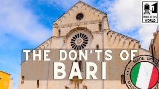 Bari The Hidden Italian City Tourists Always Miss [upl. by Nodyroc218]