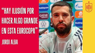 📺 Rueda de prensa de Jordi Alba  EURO2020  🔴 SEFUTBOL [upl. by Kasevich]