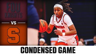 Fairleigh Dickinson vs Syracuse Condensed Game  202425 ACC Women’s Basketball [upl. by Stefanie]