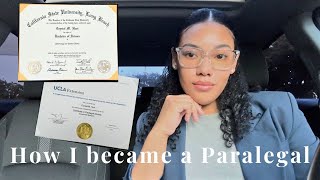 How to become a Paralegal  How to get a Paralegal Job  My journey amp Steps to become a Paralegal [upl. by Daron818]