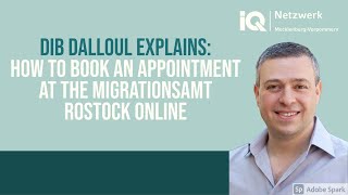 How to book an appointment at the Migrationsamt immigration office Rostock online [upl. by Urata]