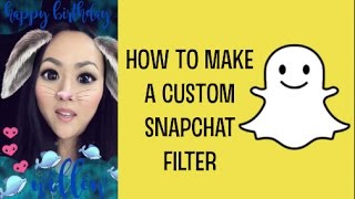 HOW TO MAKE A SNAPCHAT FILTER [upl. by Waechter]