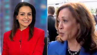 Lefties losing it Kamala tries to speak without an autocue [upl. by Jermain]