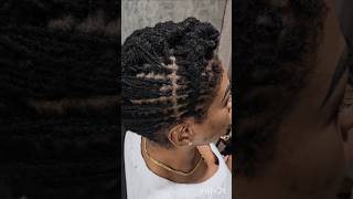 Loc updo style locs locjourneybegins embrace 1yearvisuallocjourney locgoals [upl. by Pope]