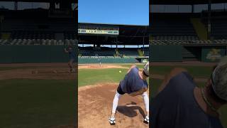 Safe or Out 😂⚾️ baseball trickshot DRMeadows5 jacksonolson TheSavannahBananas [upl. by Ethel]