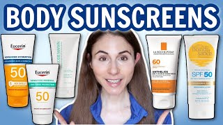 BODY SUNSCREENS YOU NEED TO TRY 😮 DERMATOLOGIST DrDrayzday [upl. by Tris]