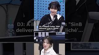 VIVIZ SinB about Cliché rap part [upl. by Odelia]