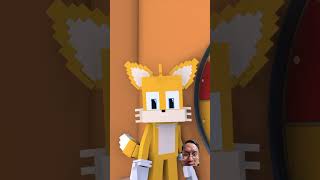 Sonic and tails in wheel of fortune challenge sonic minecraftanimation [upl. by Derriey]