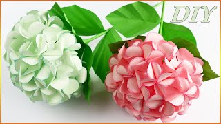 NEW🔥3D Paper Flowers🌸Paper Hydrangea DIY3D origami [upl. by Ylera980]