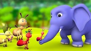 Hathi raja  Hindi nursery rhymes Hindi Rhymes for children Kids song  bacchon ki poem [upl. by Cigam]