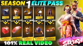 ELITE PASS SEASON 1 IN GARENA FREE FIRE  FREE FIRE ELITE PASS SEASON 1 FULL REVIEW [upl. by Xuerd311]