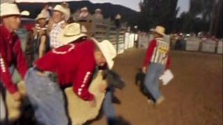 Mutton Busting Celeste Fullerton  Carbondale Colorado Rodeo [upl. by Rawdon]