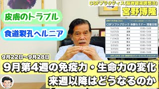 2024年9月第4週922〜928の免疫力・生命力の変化‼︎ 【宮野博隆】ＣＳＦプラクティス（脳脊髄液調整法） [upl. by Philippe]