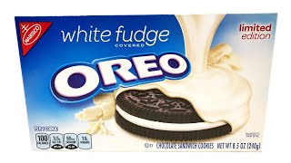 White Fudge Covered Oreos LIMITED EDITION Unwrapping [upl. by Dyal7]