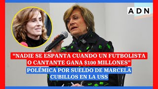 “Nadie se espanta si un futbolista gana 100 MILLONES” Polémica de Marcela Cubillos en la USS [upl. by Llezniuq]