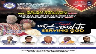 Sunday Worship Service Sunday 10112024 CAC Praise Centre HQRTS Australia [upl. by Fonda]