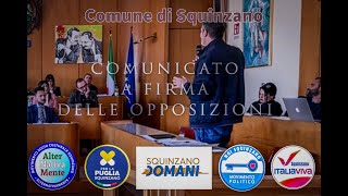 Comunicato delle opposizioni del Comune di Squinzano chiarimenti sugli aumenti della TARI [upl. by Scuram299]