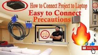 How to Connect Projector to PCLaptop👌📺🎥 Proper Configuration  Using VGA and HDMI Cable [upl. by Jaymie]