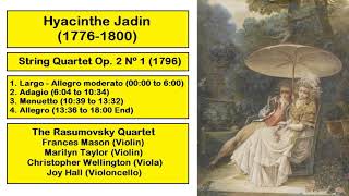 Hyacinthe Jadin 17761800  String Quartet Op 2 Nº 1 1796 [upl. by Ivar765]