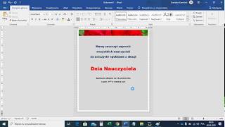 Lubię to 7 Ćw 6 str 192 Zaproszenie na Dzień Nauczyciela [upl. by Goldfinch]