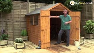 Huge Outdoor Storage with Our Overlap Dip Treated Apex Garden Sheds [upl. by Meehahs632]