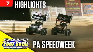 Pennsylvania Sprint Speedweek at Port Royal Speedway 7324  Highlights [upl. by Eyllek268]