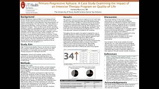 MASCORRO KARLENY Primary Progressive Aphasia A Case Study Examining the Impact of an Intensive Thera [upl. by Aydne258]