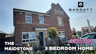 Barratt Homes The Maidstone 3 Bedroom Home The Meadows Witham St Hughes Lincoln [upl. by Carrington]