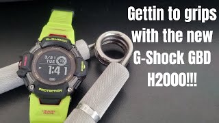 GShock GBD H2000 review and unboxing of the new sports watch [upl. by Rochette15]