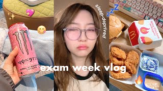 STUDY VLOG exams before spring break birthday freebies pink monster drink [upl. by Inva795]