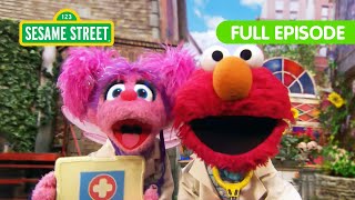 Elmo and Abby Play Boo Boo Busters  THREE Sesame Street Full Episodes [upl. by Avron]