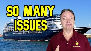 LUXURY CRUISE LINE HAVING ALL KINDS OF PROBLEMS  CRUISE NEWS [upl. by Aihpled]