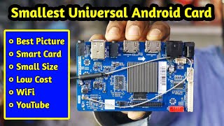 Smallest Universal Smart Android Board for LED TV Monitor and Laptop Screen HKV352RC A10 [upl. by Durston110]