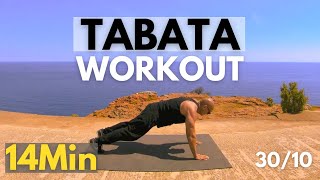 Tabata Full Body Workout 14 Min  3010  HIIT [upl. by Holman132]