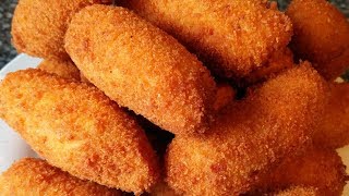 Spanish Croquettes Croquetas de Jamon Recipe  How to cook perfect Ham Croquetas [upl. by Emelun550]