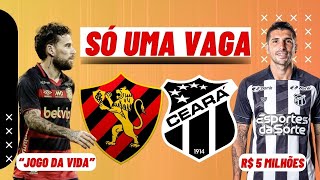 SPORT E CEARÁ NA BRIGA POR UMA VAGA LUCAS LIMA FALA EM quotJOGO DA VIDAquot VOZÃO DEFINE R 5 MILHÕES [upl. by Sidnala]