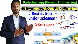 Restriction Endonucleases enzymes  Types and Nomenclature of restriction enzymesBSc 3 year [upl. by Barbaraanne]