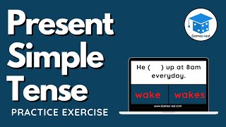 Present Simple Tense Exercise  Grammar Quiz [upl. by Marcel750]