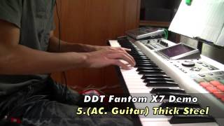 Roland Fantom X7 Sound Demo [upl. by Krahmer]