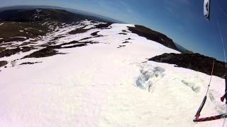 Snowkite  Test Flysurfer Speed IV Lotus Lioran [upl. by Bumgardner]