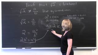 Proof that Square Root 2 is Irrational [upl. by Glorianna]