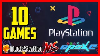 Top 10 PS1 Games  Duckstation vs EPSXe  Emulation Comparison  Which is the best PS1 Emulator [upl. by Oisor]