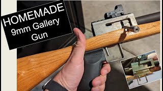 Homemade 9mm Gallery Gun [upl. by Neiht866]